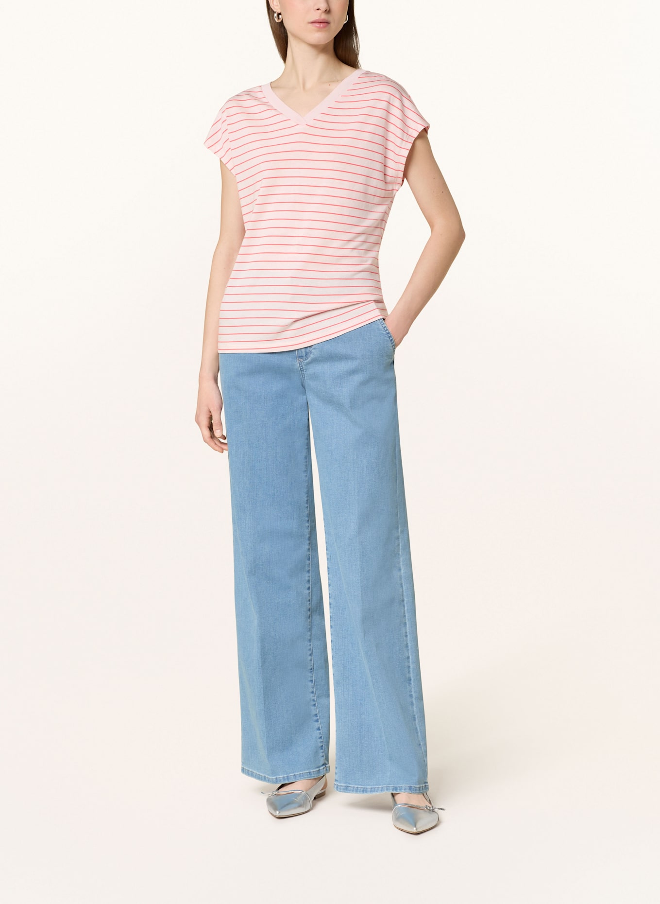 comma T-Shirt: HELLROSA / PINK