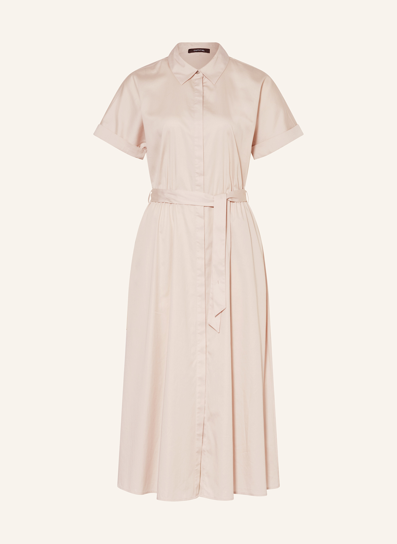 comma Hemdblusenkleid: CREME