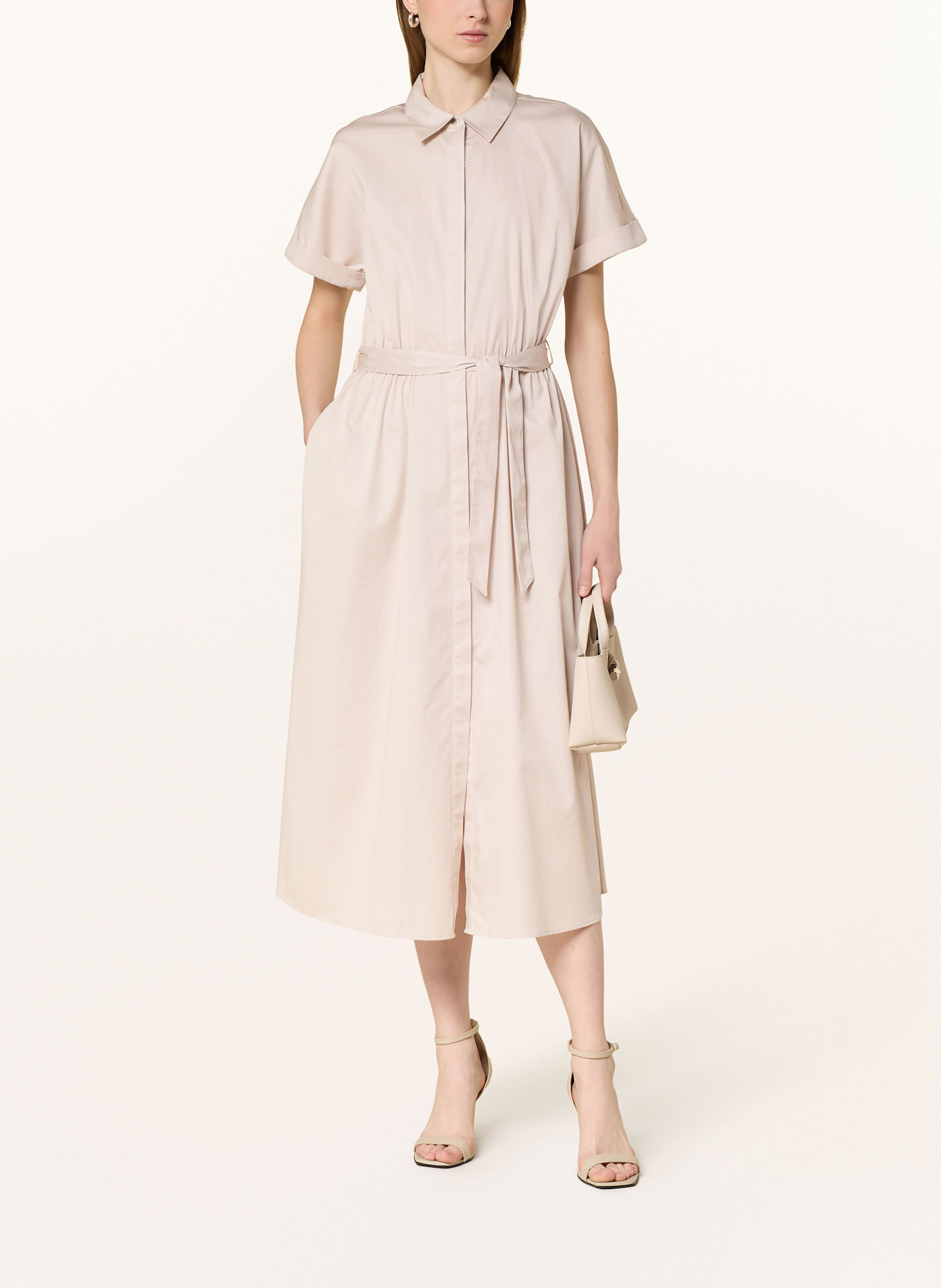 comma Hemdblusenkleid: CREME