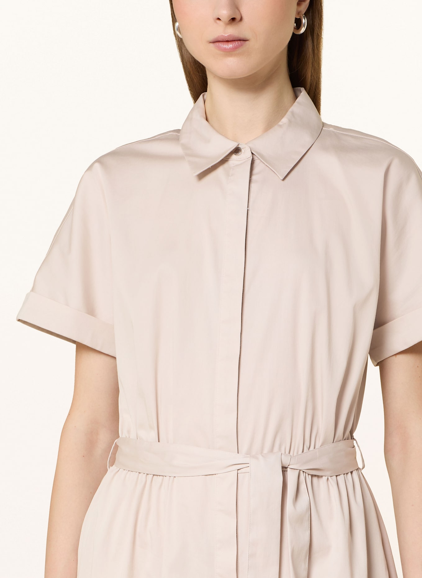 comma Hemdblusenkleid: CREME