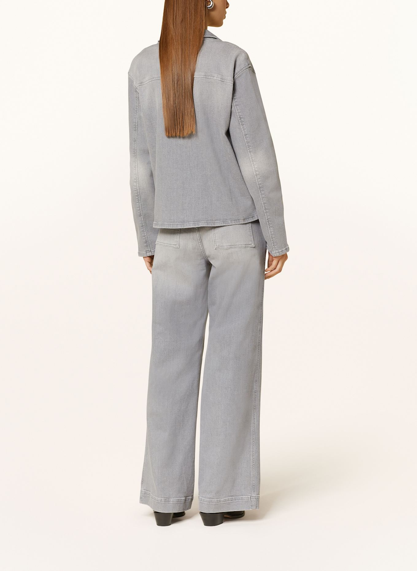 comma casual identity Jeansy: 92Z4 GREY/BLACK