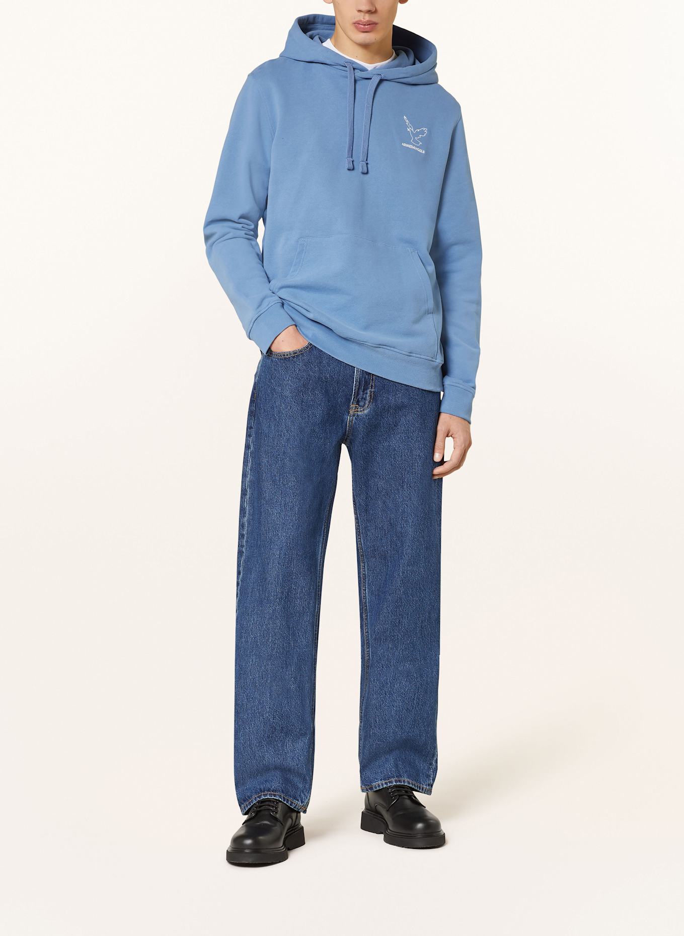 ARMEDANGELS Hoodie PAARLO: BLAU