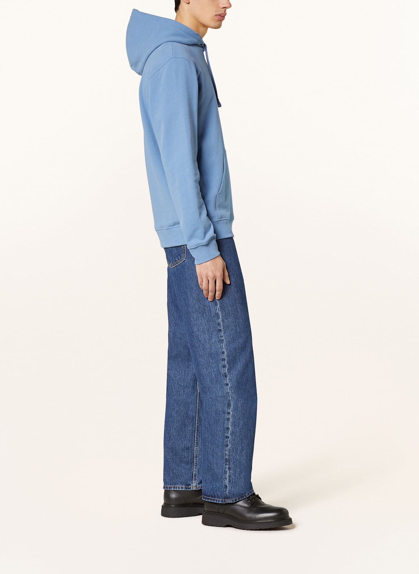 ARMEDANGELS Hoodie PAARLO: BLAU