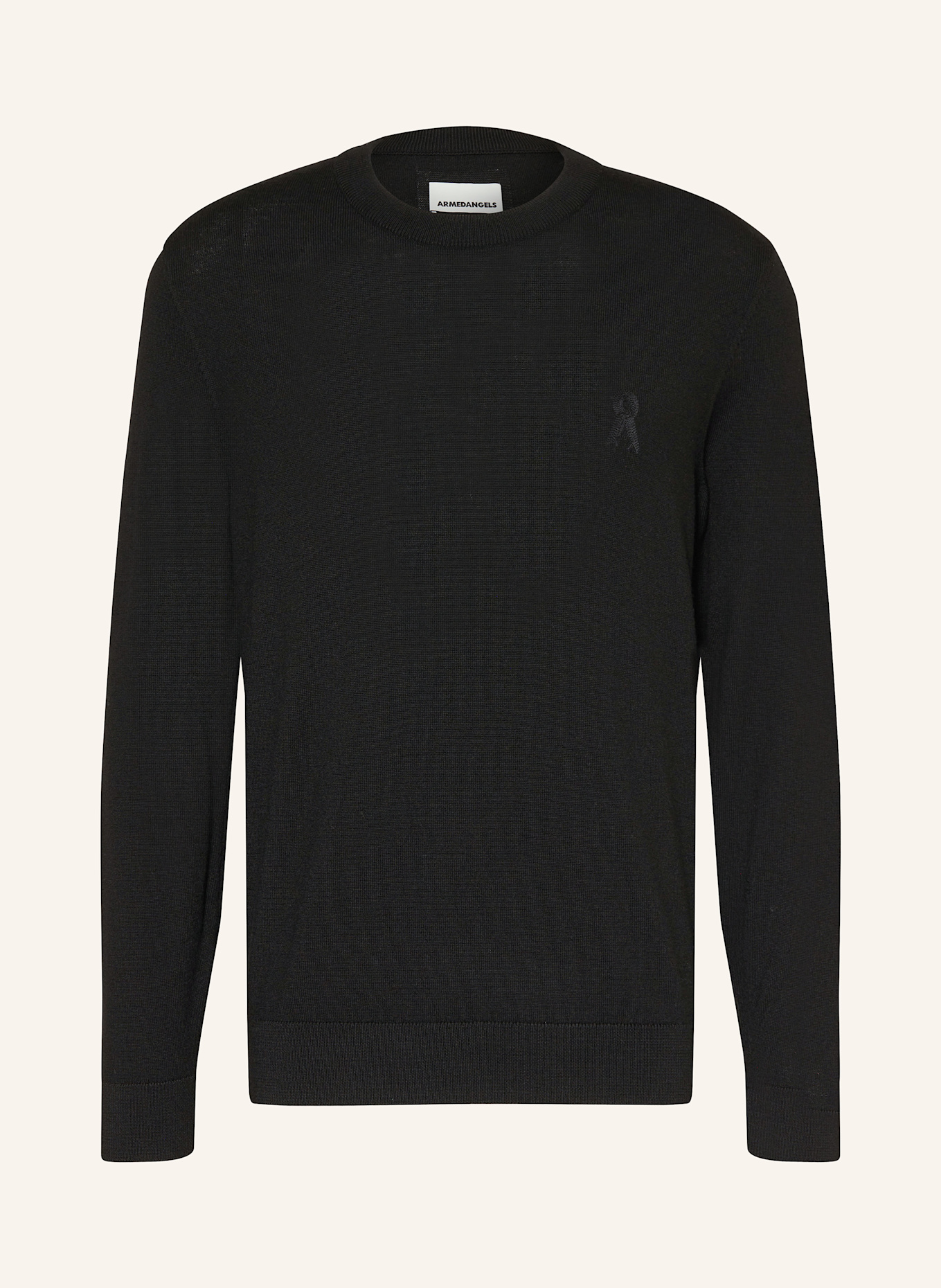 ARMEDANGELS Pullover KREWAA: SCHWARZ