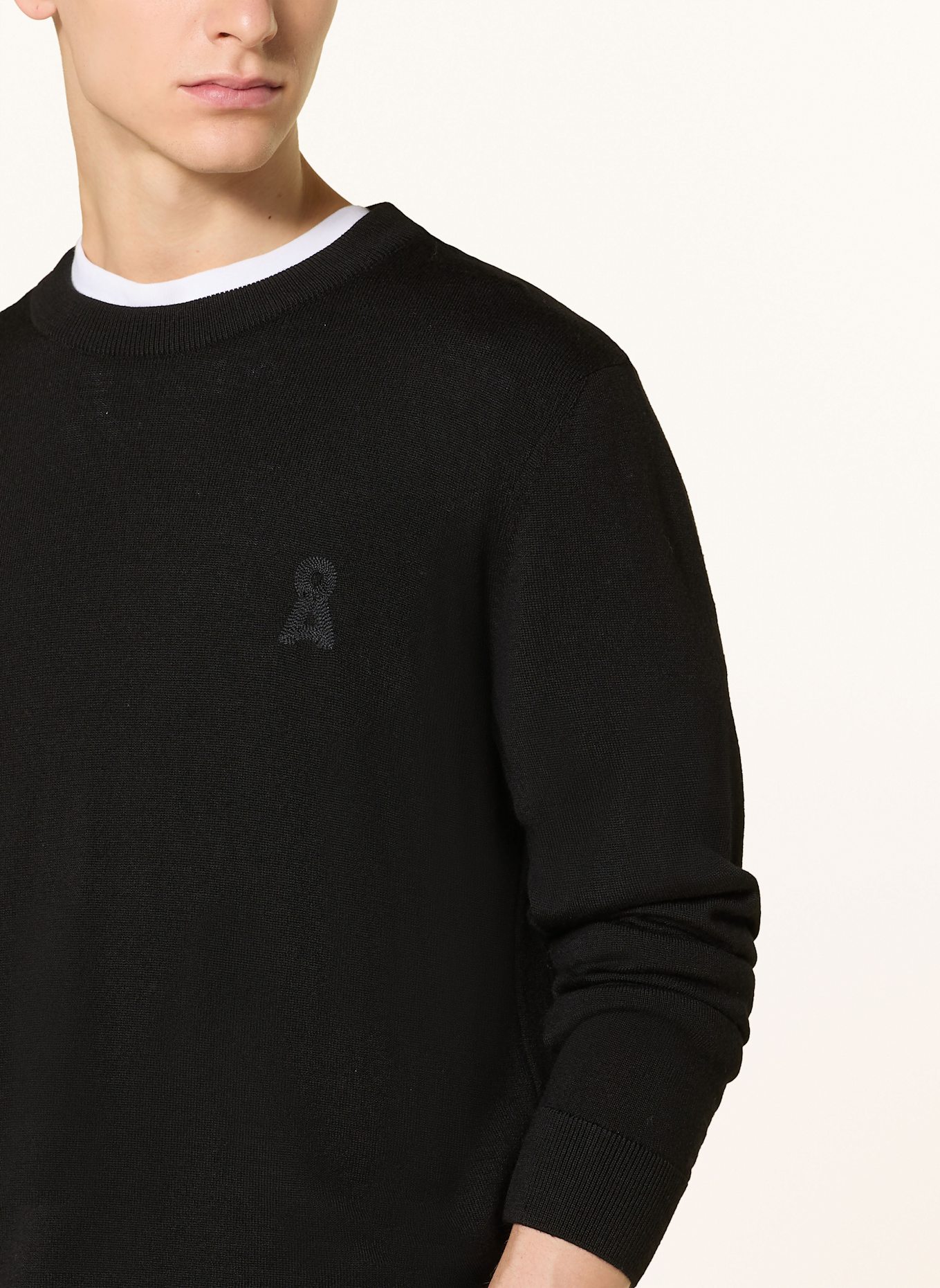 ARMEDANGELS Pullover KREWAA: SCHWARZ