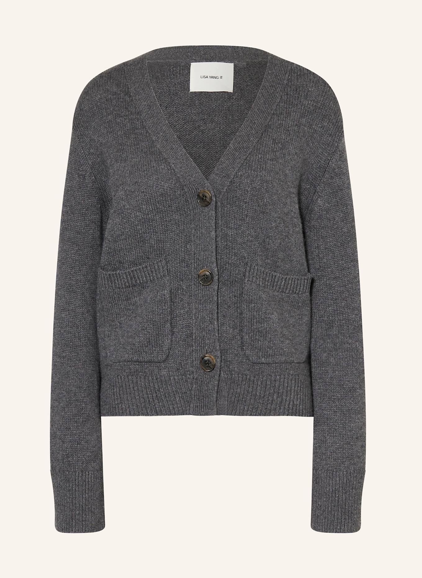 LISA YANG Cardigan DANNI made of cashmere: GRAY