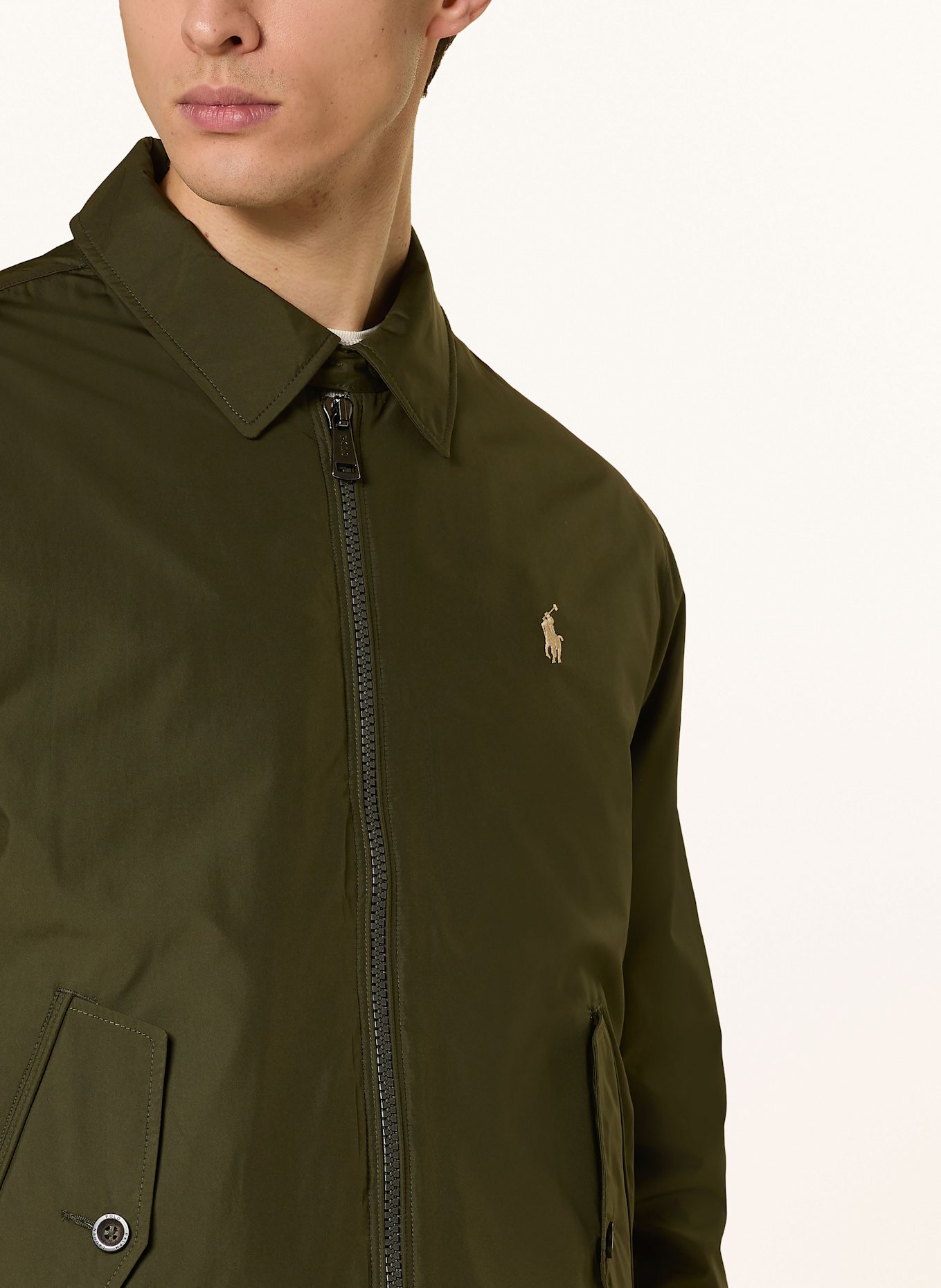 POLO RALPH LAUREN Bomber jacket: DARK GREEN