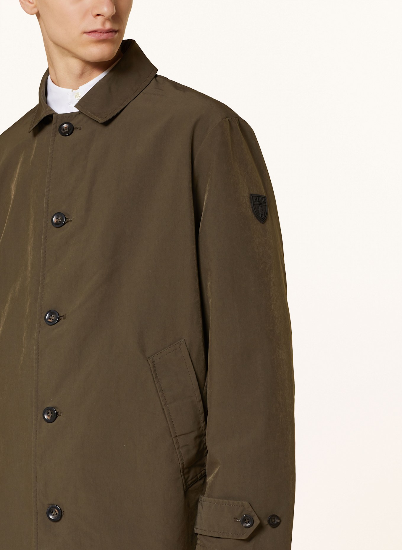 POLO RALPH LAUREN Coat: OLIVE