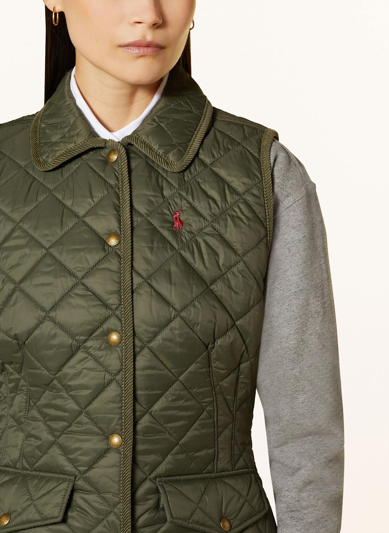 Ralph lauren women's quilted vests top
