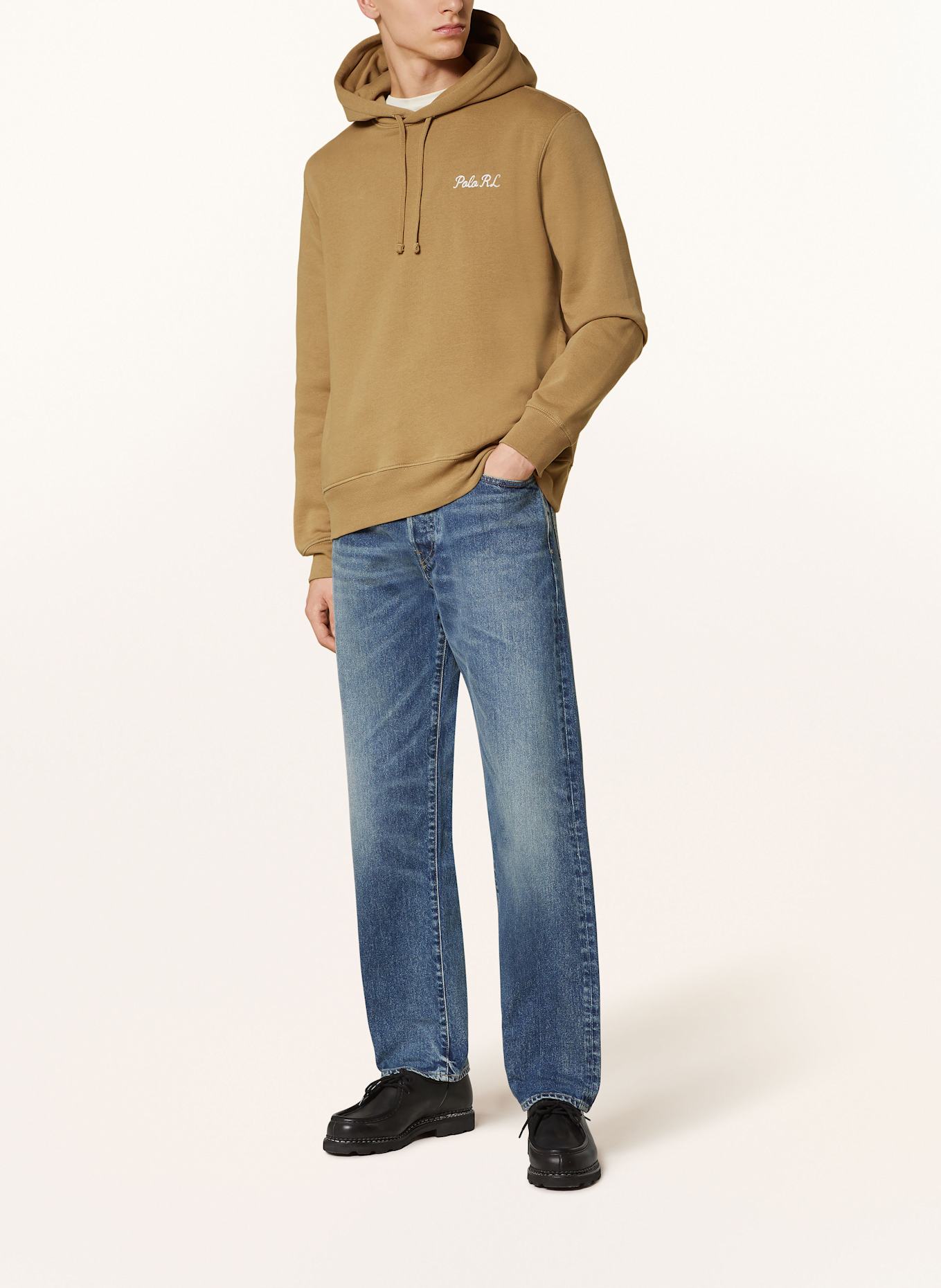 POLO RALPH LAUREN polo-shirts robes storage: mix-print short sleeved polo shirt