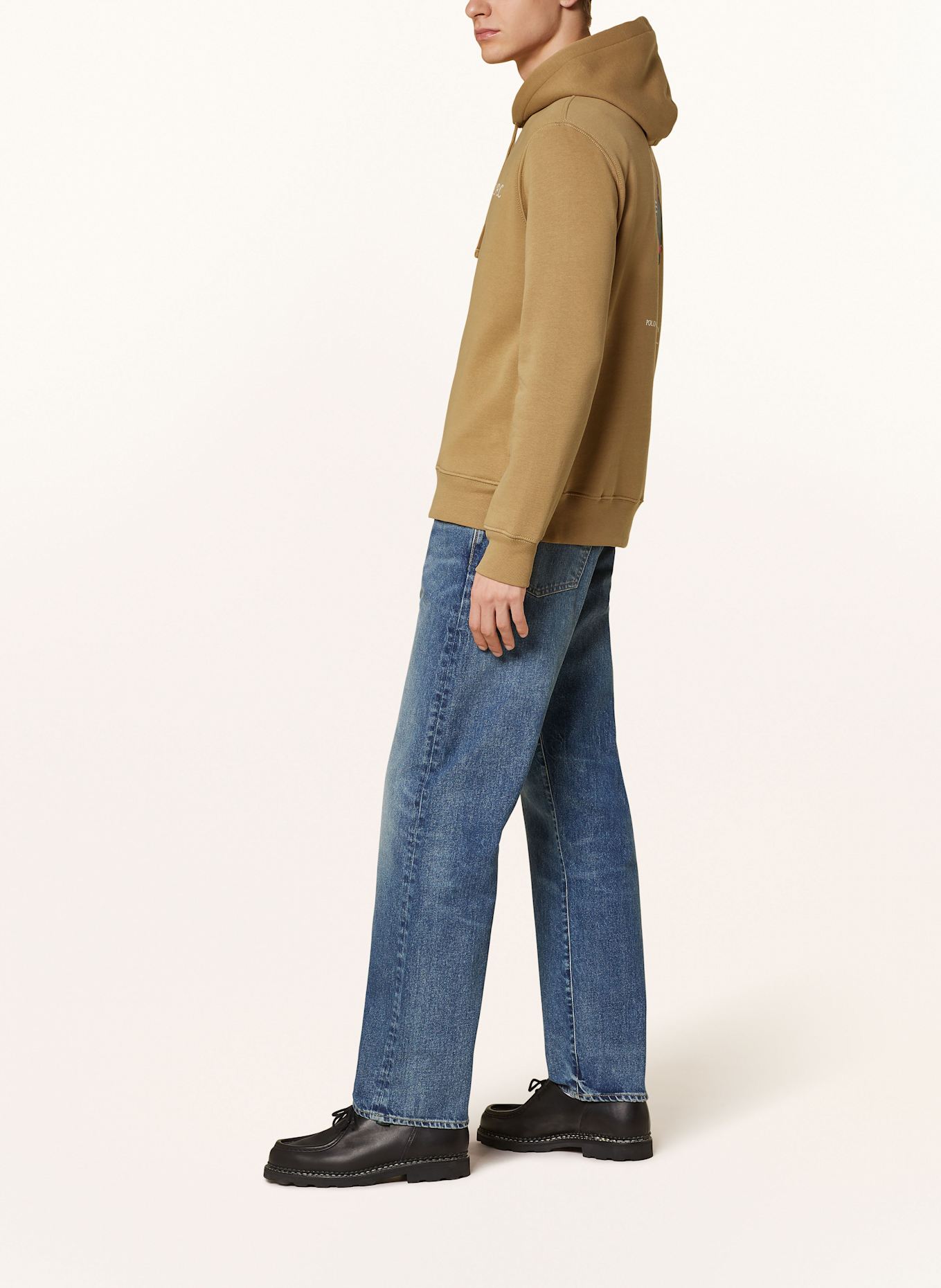 POLO RALPH LAUREN polo-shirts robes storage: mix-print short sleeved polo shirt