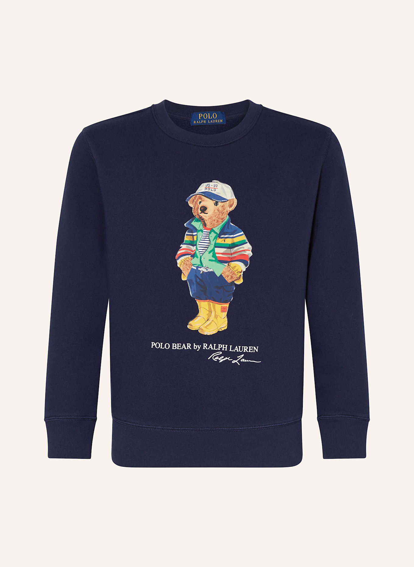 POLO RALPH LAUREN Bluza nierozpinana: GRANATOWY / ZIELONY / ŻÓŁTY