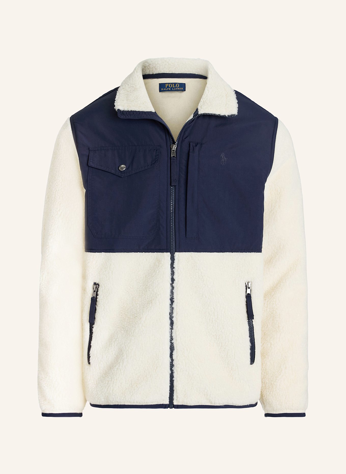 Polo ralph lauren sherpa jacket discount