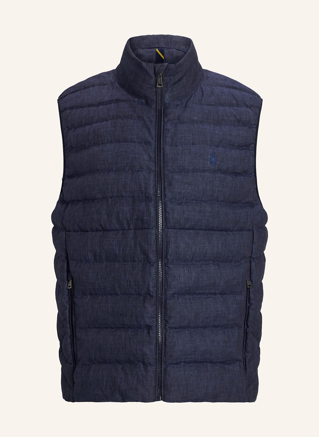 POLO RALPH LAUREN Steppweste aus Leinen: DUNKELBLAU