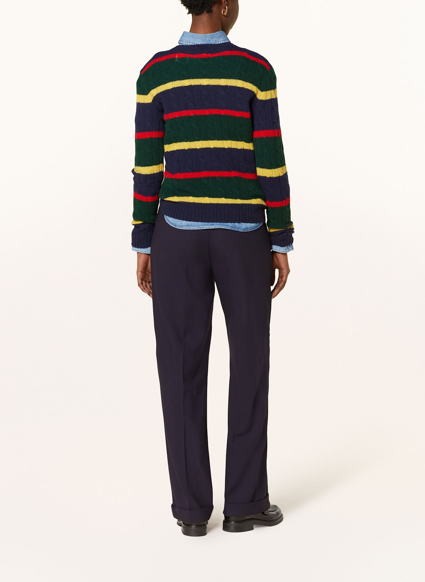 POLO RALPH LAUREN Trousers: DARK BLUE