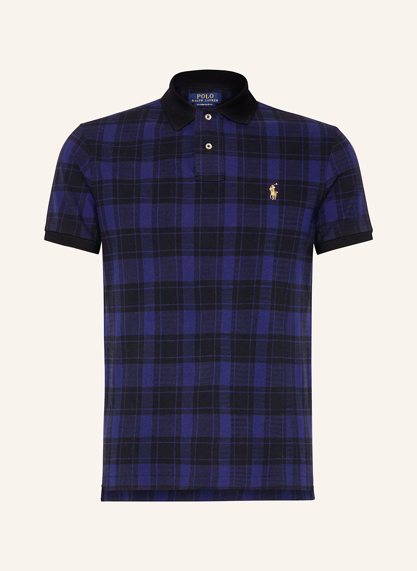 POLO RALPH LAUREN Pique polo shirt custom slim fit