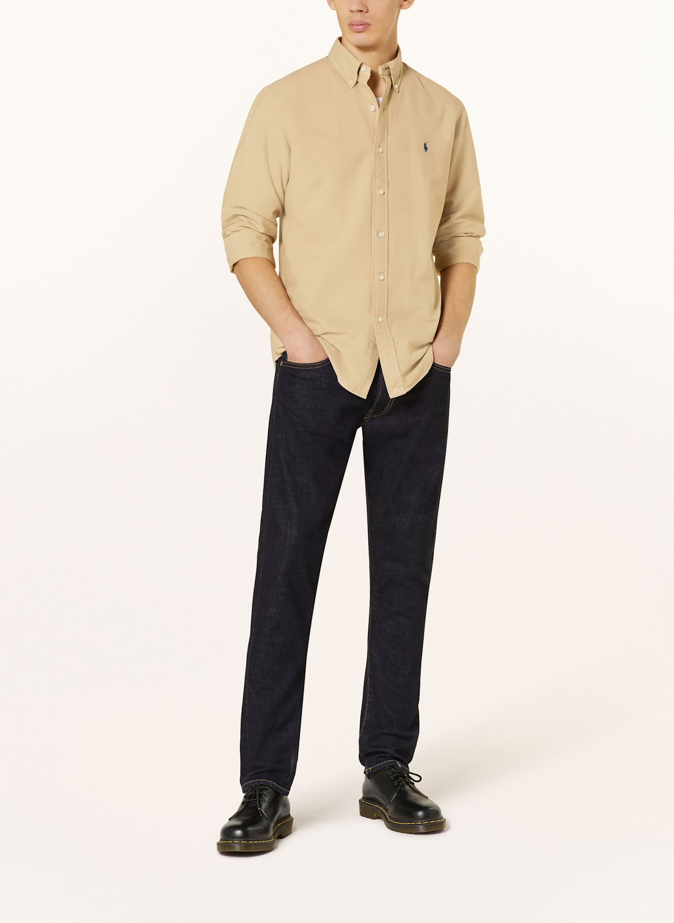 POLO RALPH LAUREN Hemd Custom Fit, Farbe: BEIGE (Bild 2)