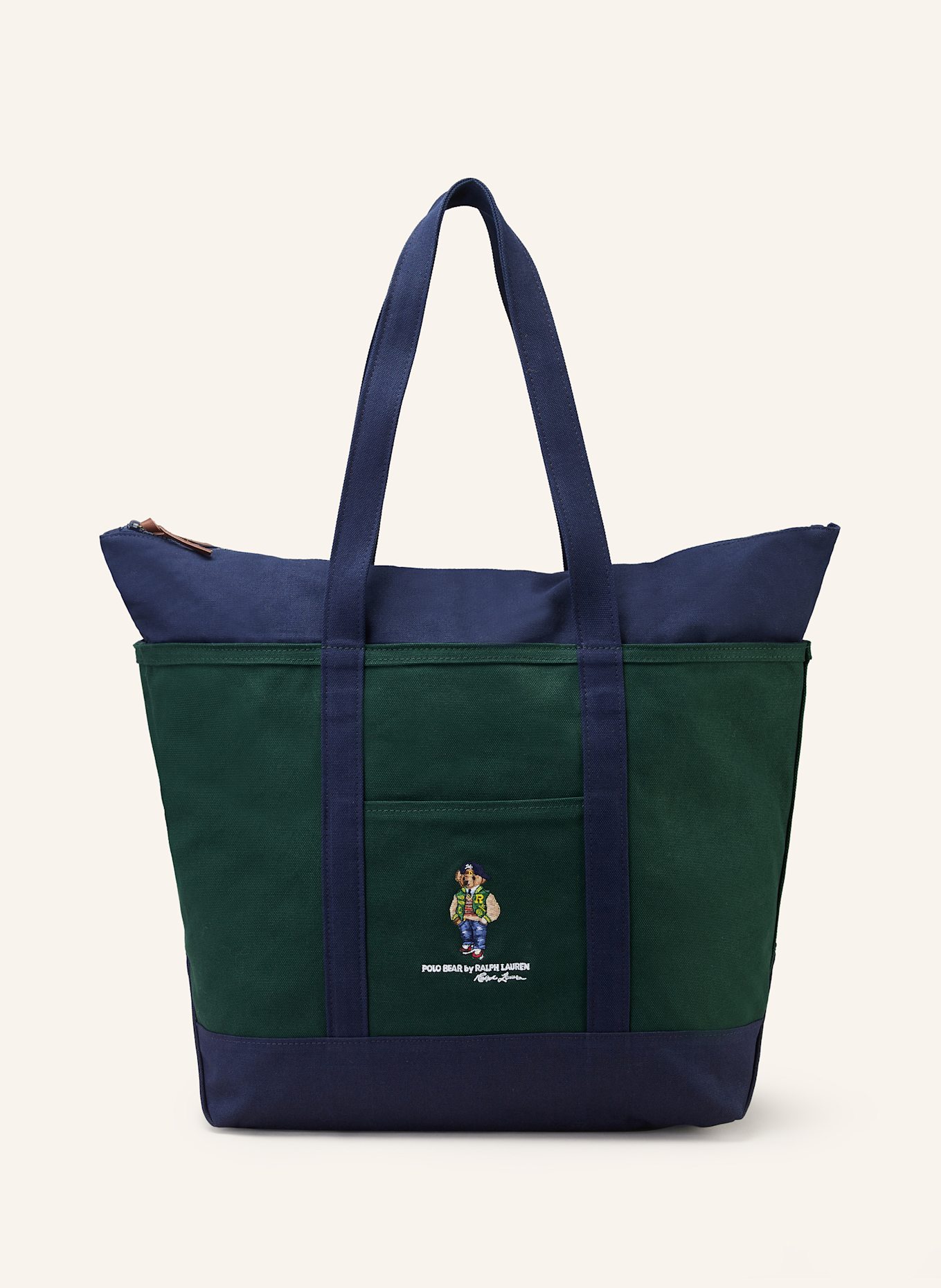 Ralph lauren blue tote deals