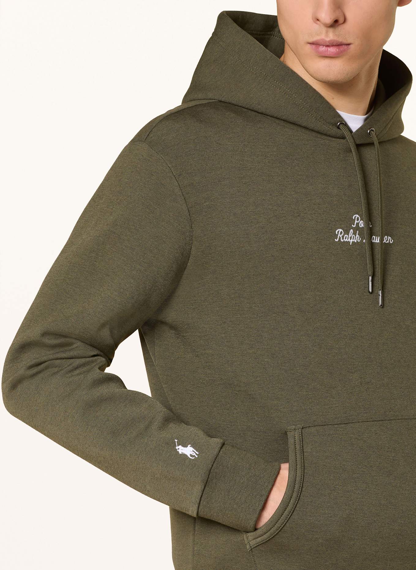 POLO RALPH LAUREN Hoodie: OLIV