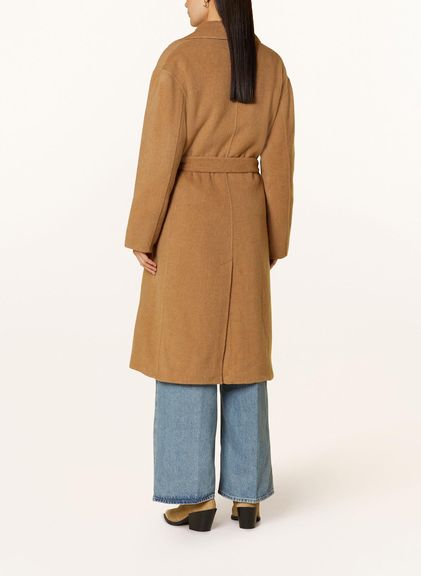 POLO RALPH LAUREN Vlněný kabát: VELBLOUDÍ