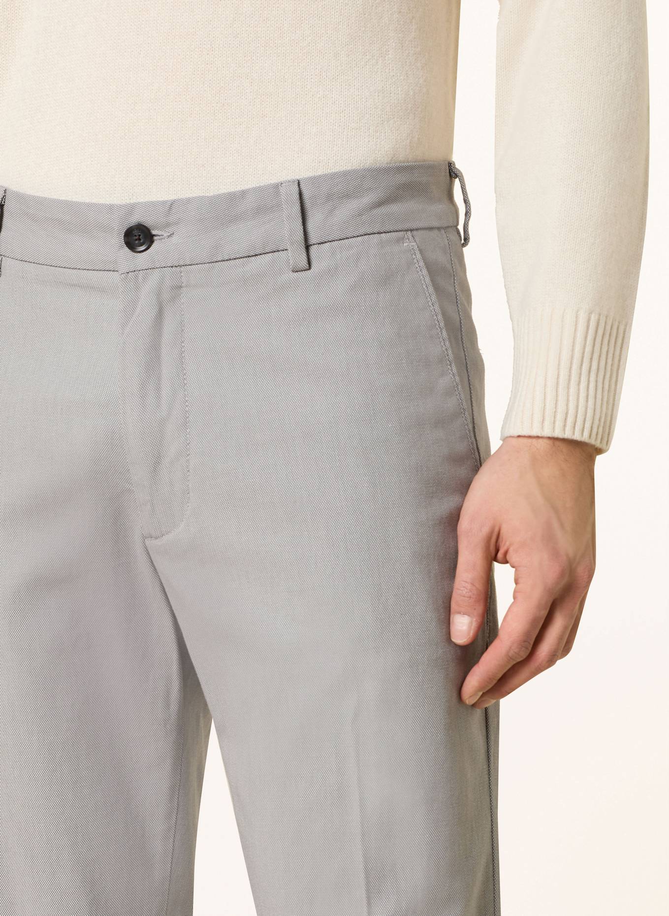 BOSS Chinos KANE regular tapered fit, Color: LIGHT GRAY (Image 5)