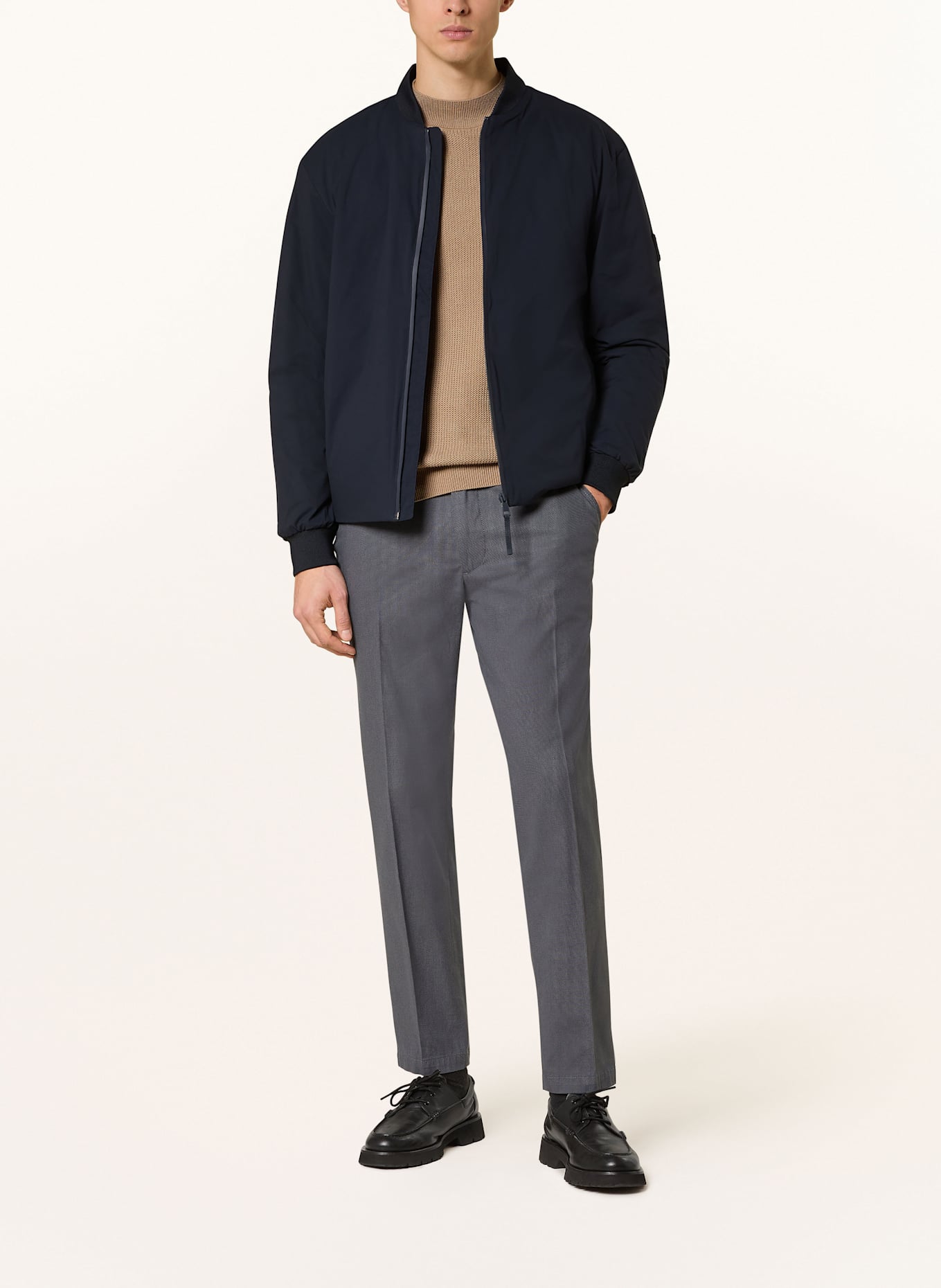 BOSS Chino KANE Regular Tapered Fit: DUNKELGRAU