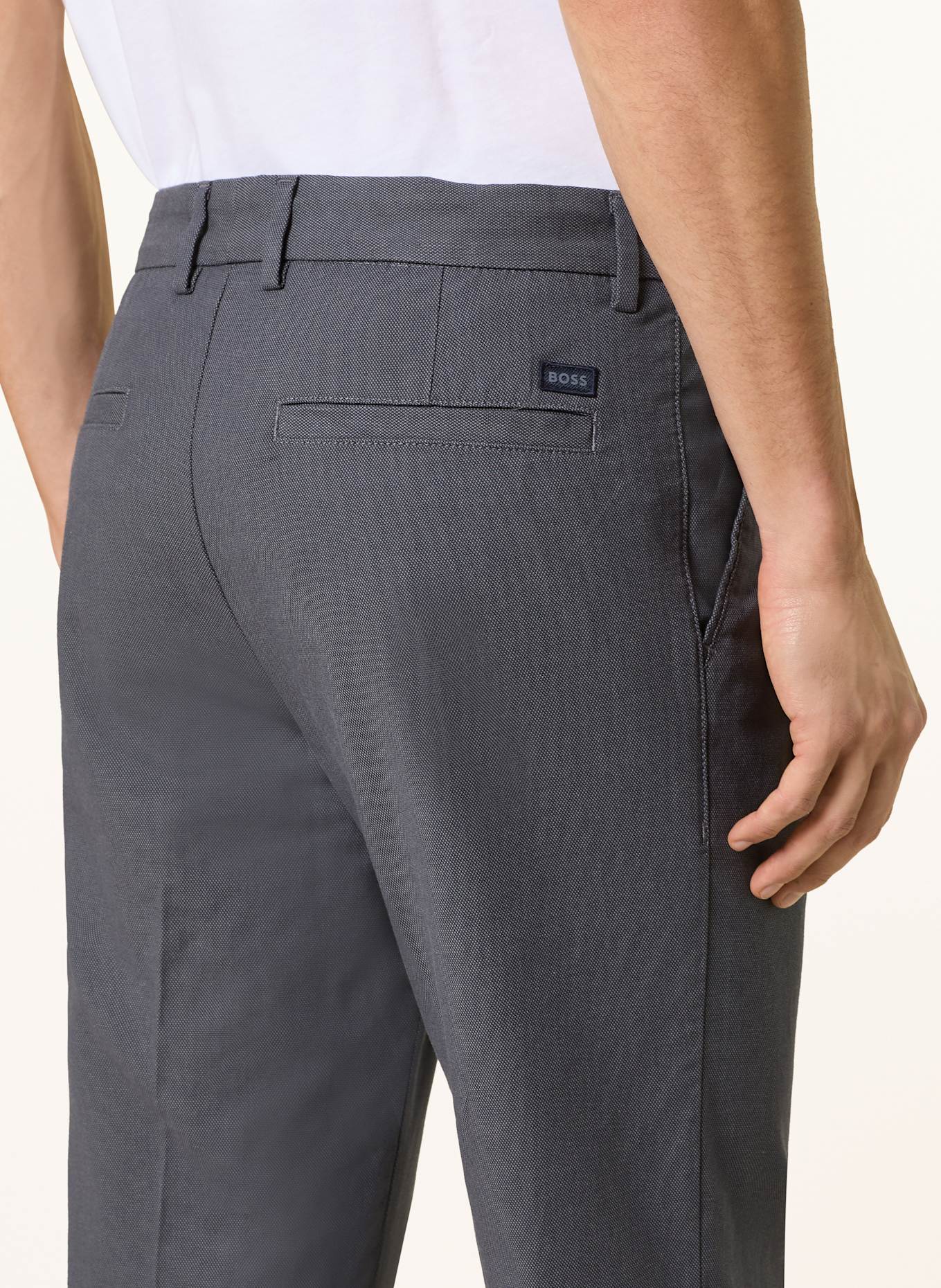 BOSS Chino KANE Regular Tapered Fit: DUNKELGRAU