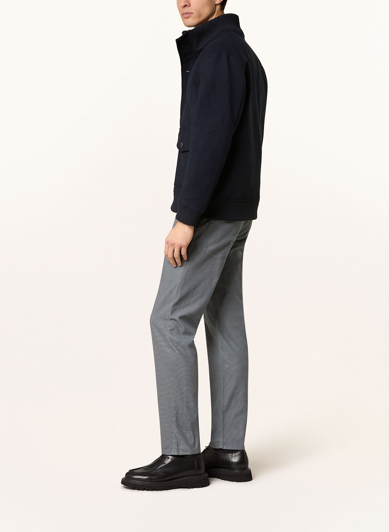 BOSS Hose RE.MAINE Regular Fit: DUNKELBLAU