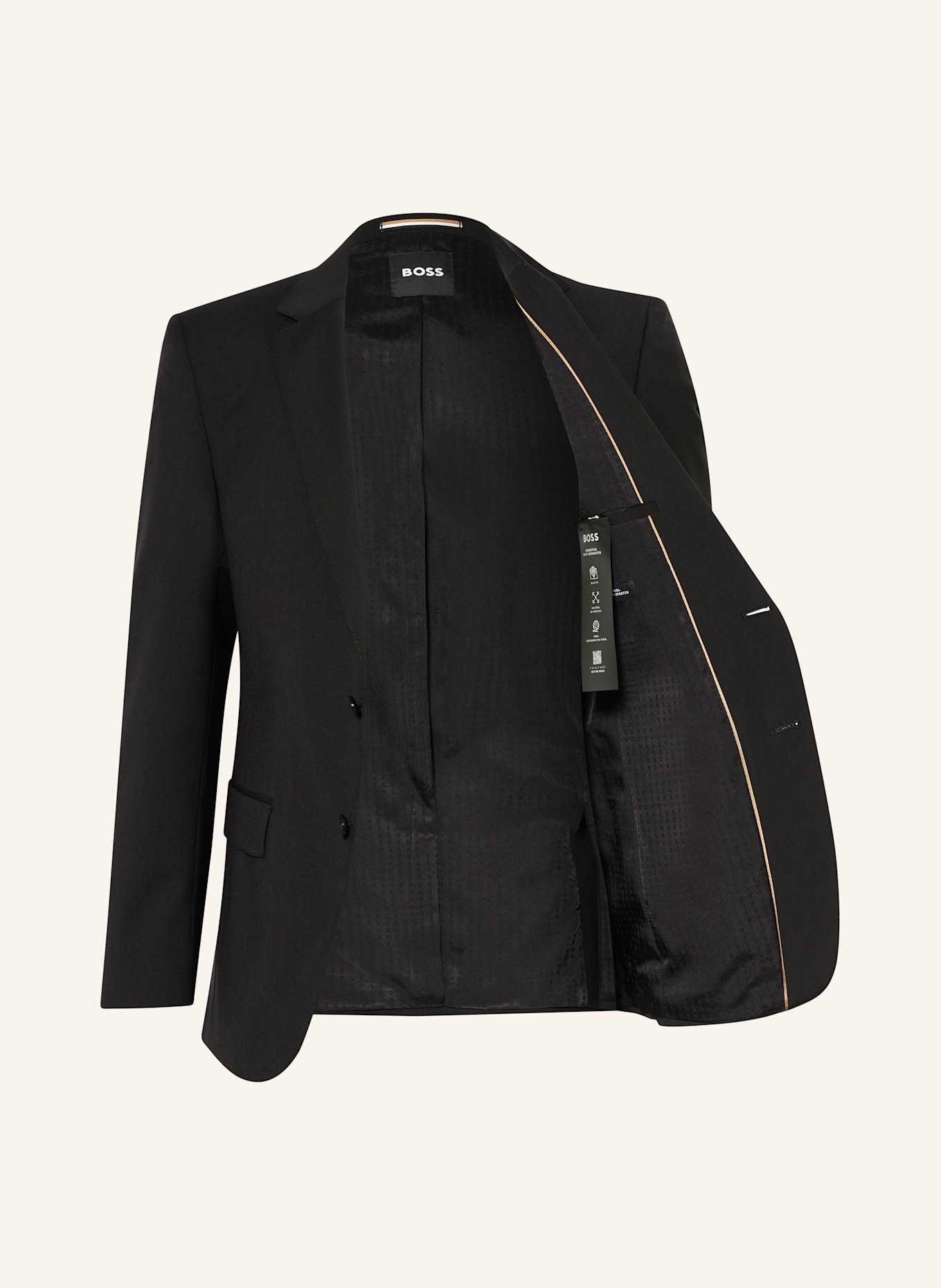 BOSS Anzugsakko H-HUGE Slim Fit: 001 BLACK