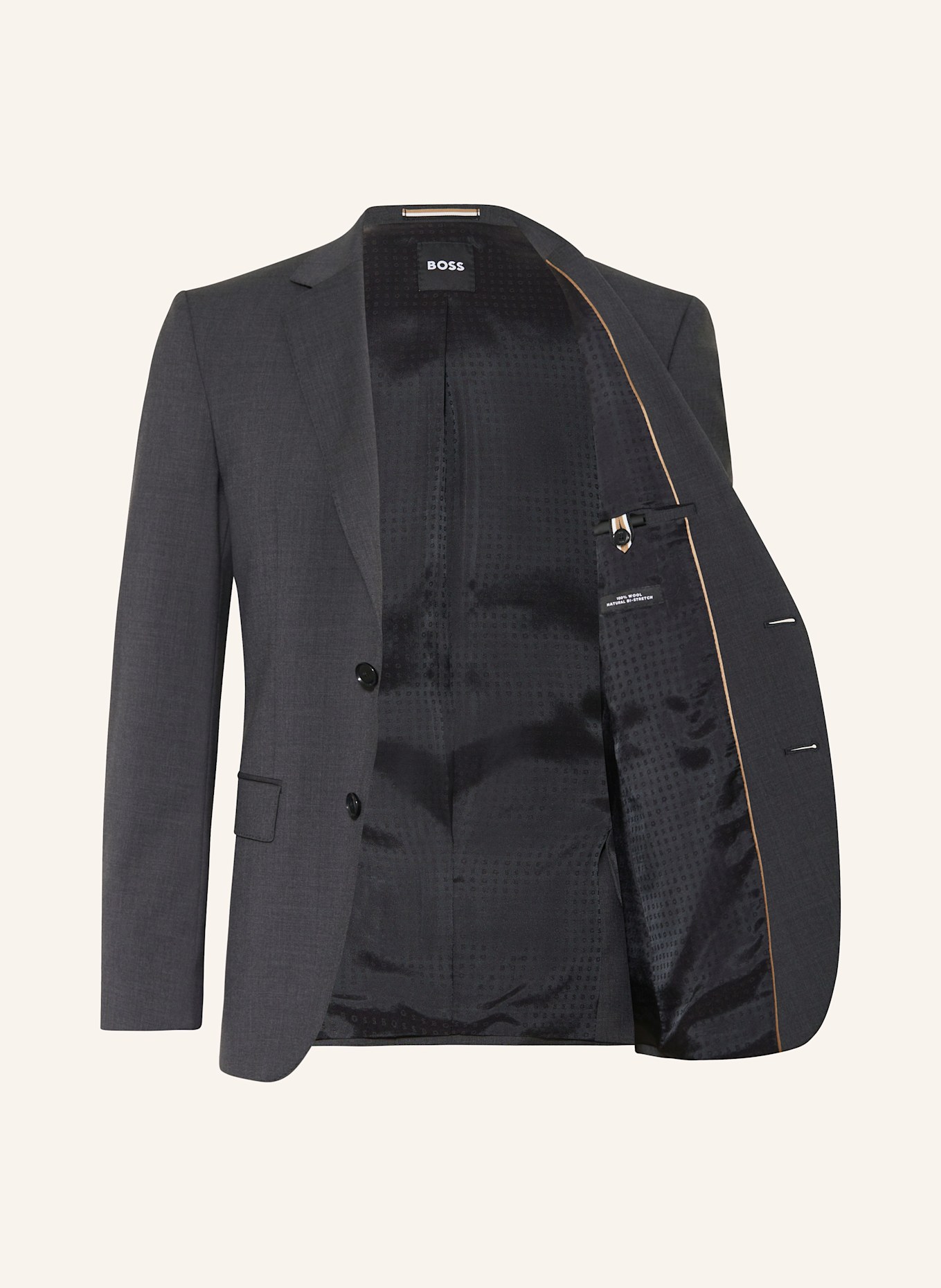 BOSS Anzugsakko H-HUGE Slim Fit: 021 DARK GREY