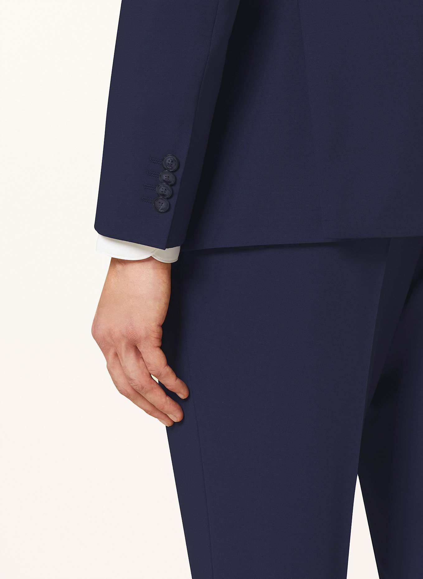 BOSS Anzugsakko H-HUGE Slim Fit: 463 OPEN BLUE