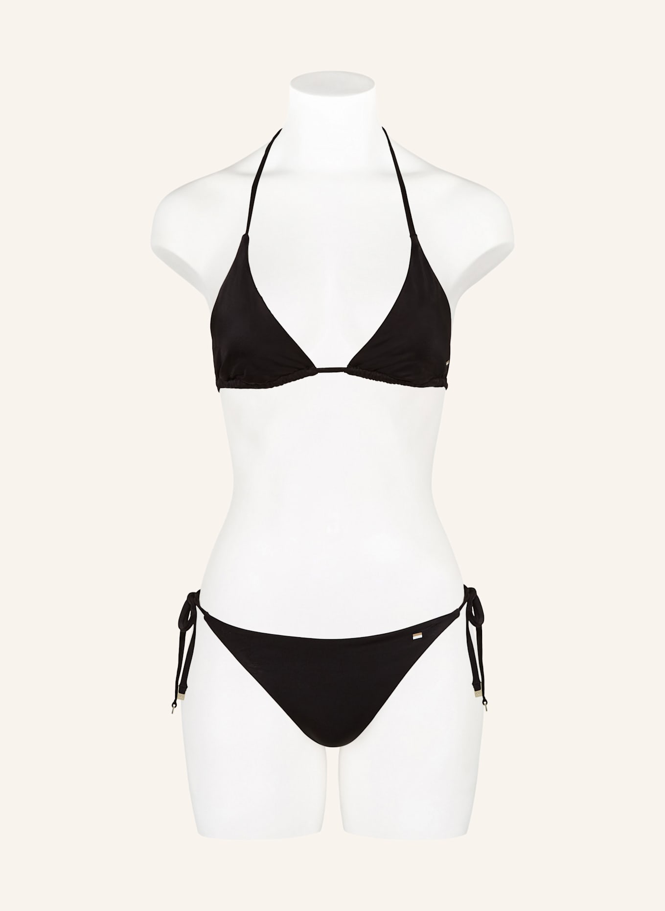 BOSS Triangel-Bikini-Hose, Farbe: SCHWARZ (Bild 2)