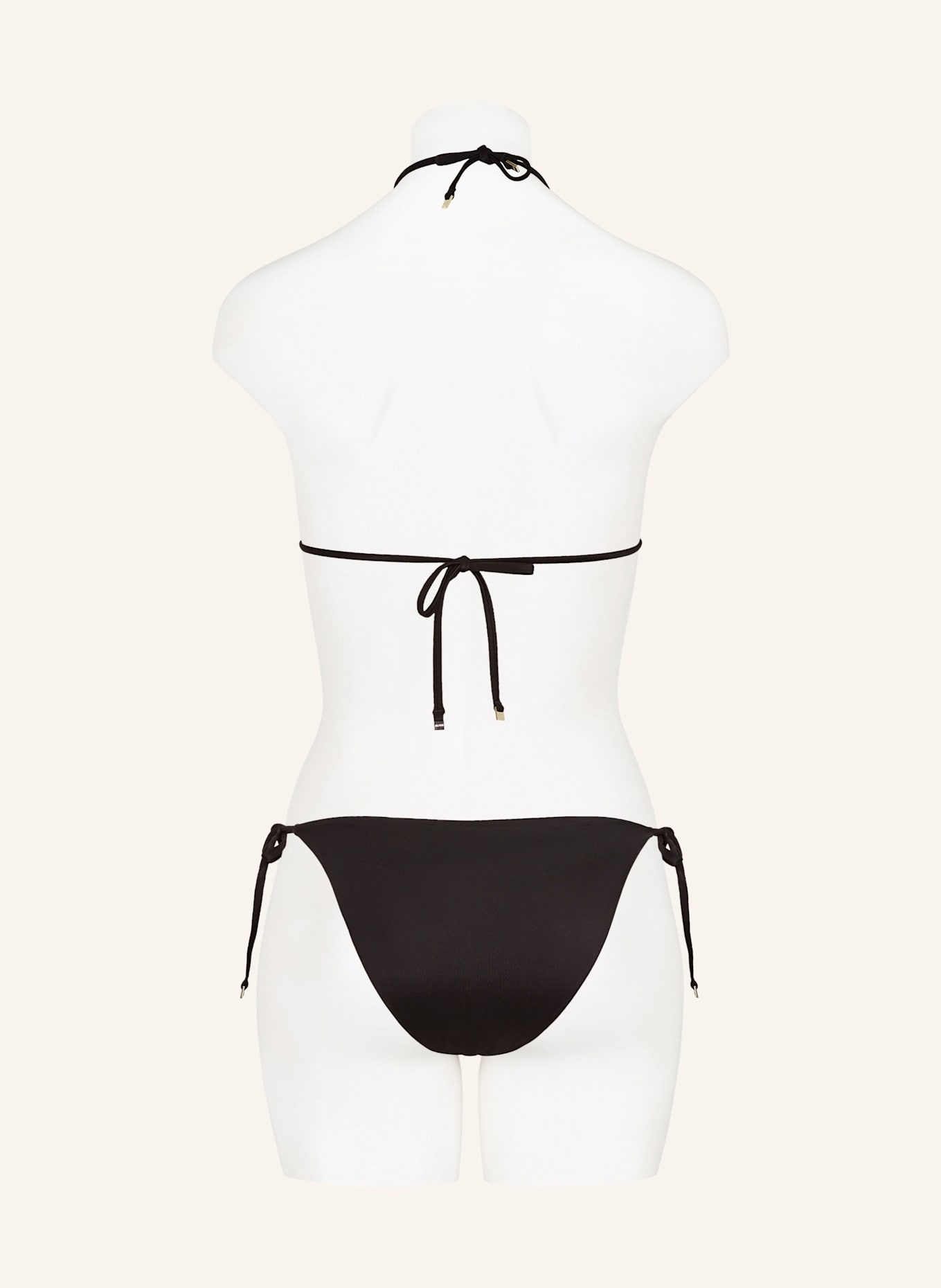 BOSS Triangel-Bikini-Hose, Farbe: SCHWARZ (Bild 3)