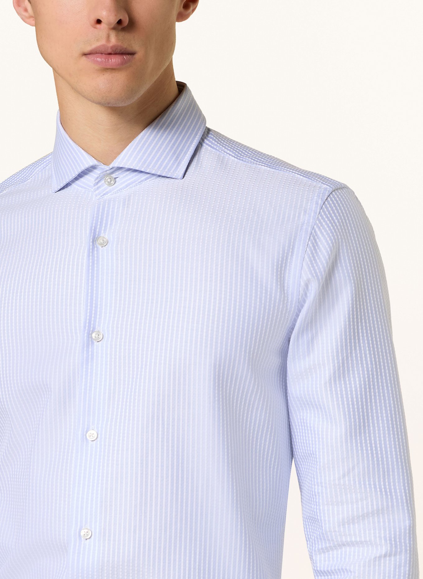 BOSS Shirt HANK slim fit, Color: Champion Crewneck Sweatshirt 115483 YS120 (Image 4)
