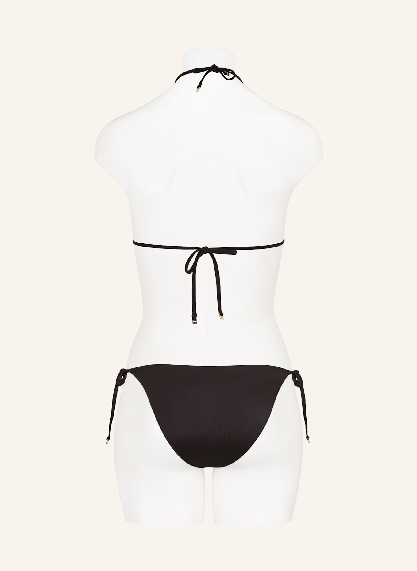 BOSS Triangel-Bikini-Top: SCHWARZ