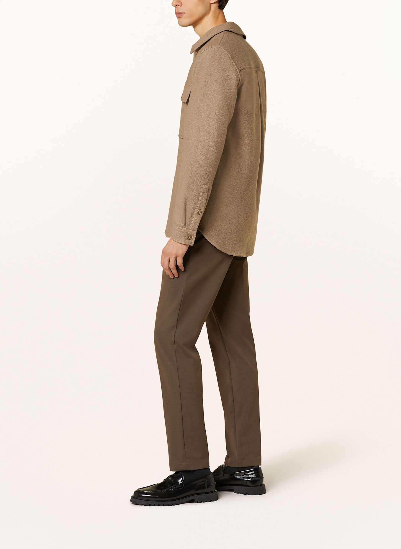 BOSS Chinosy KAITON slim fit: KHAKI