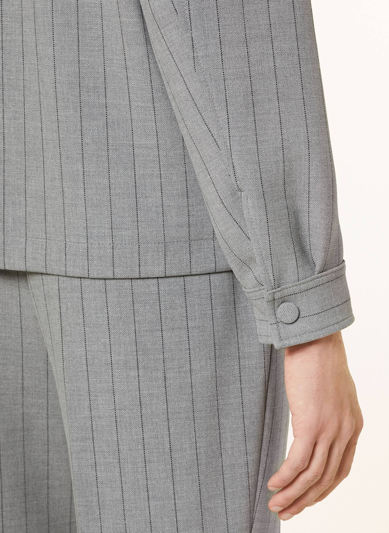 BOSS Jacke C-CARPER-COACH: GRAU / SCHWARZ