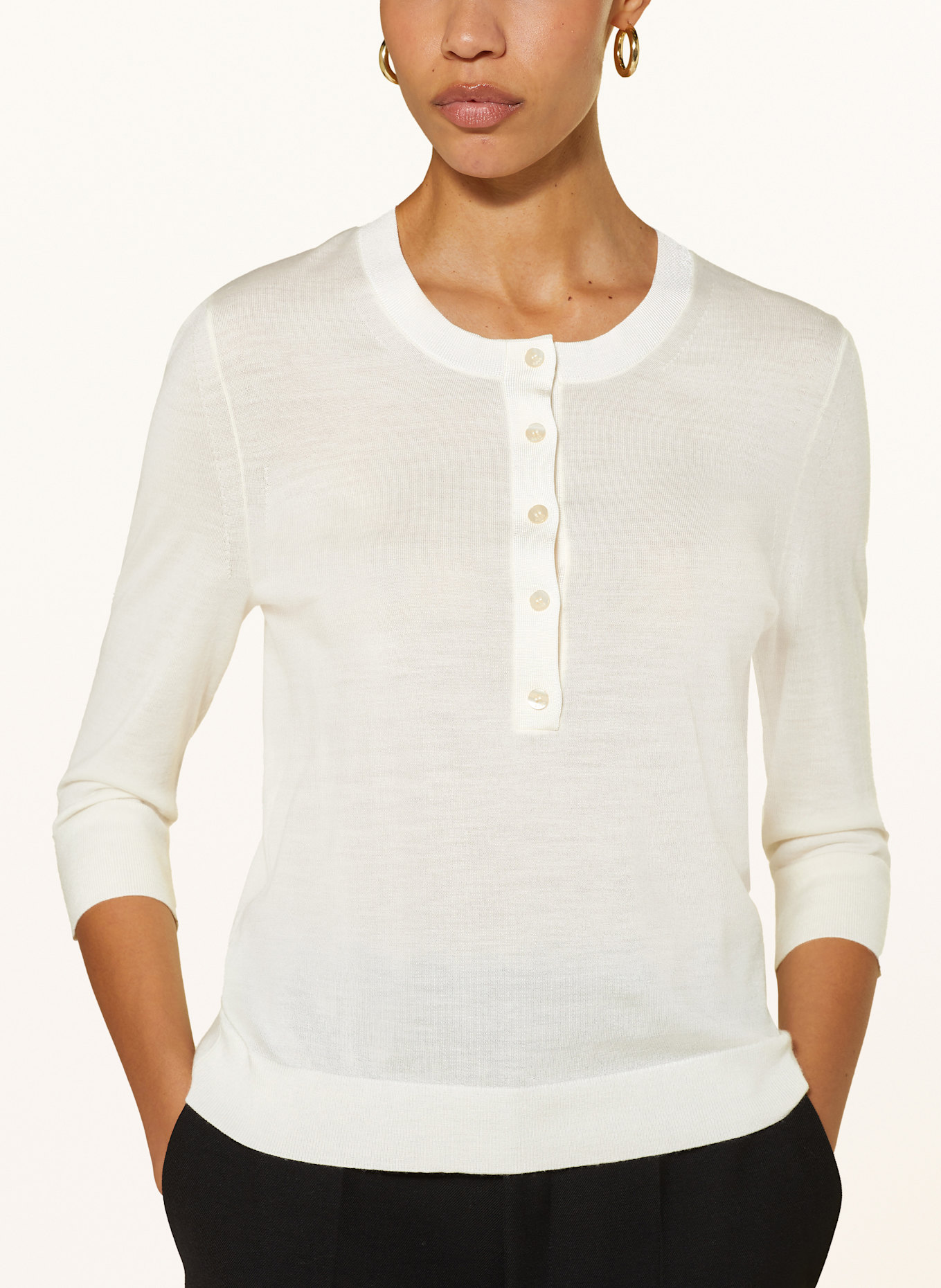 BOSS Sweater FIBLURE, Color: WHITE (Image 4)