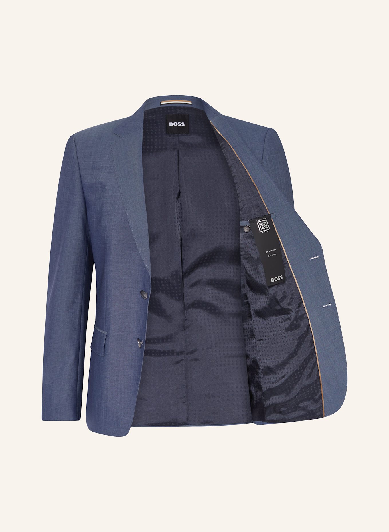 BOSS Anzugsakko HUGE Slim Fit: 475 OPEN BLUE