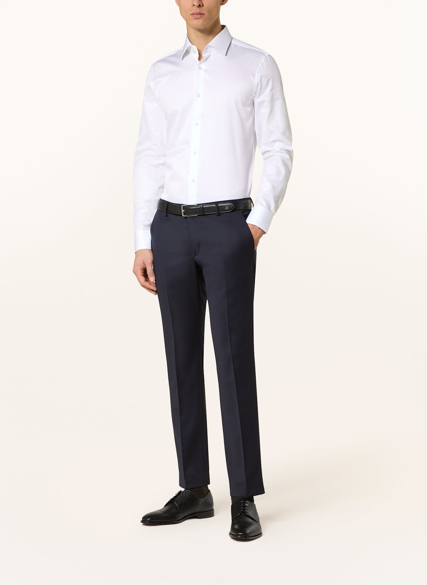 BOSS Hemd HANK Slim Fit: WEISS