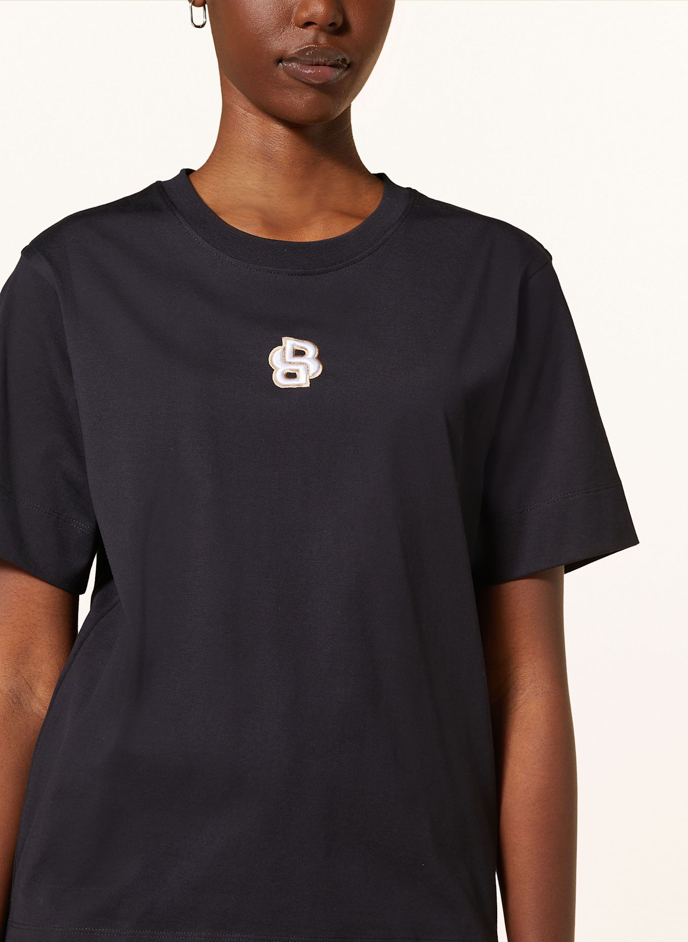 BOSS T-shirt ELPHA: BLACK