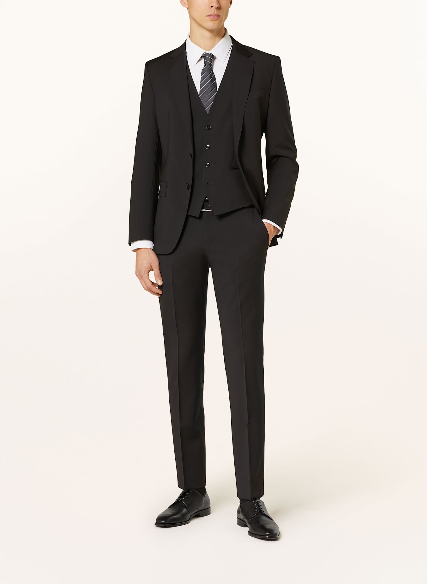 BOSS Spodnie garniturowe H-GENIUS slim fit, Kolor: CZARNY (Obrazek 2)
