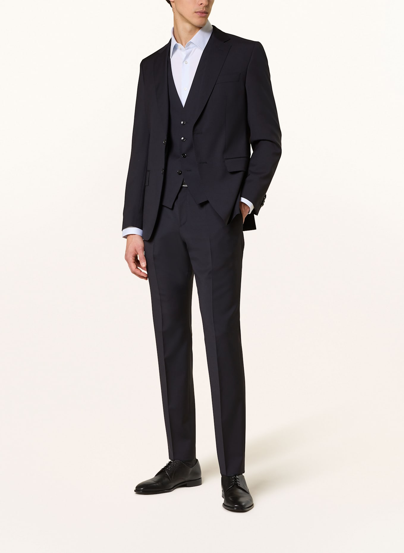 BOSS Anzughose H-GENIUS Slim Fit: DUNKELBLAU