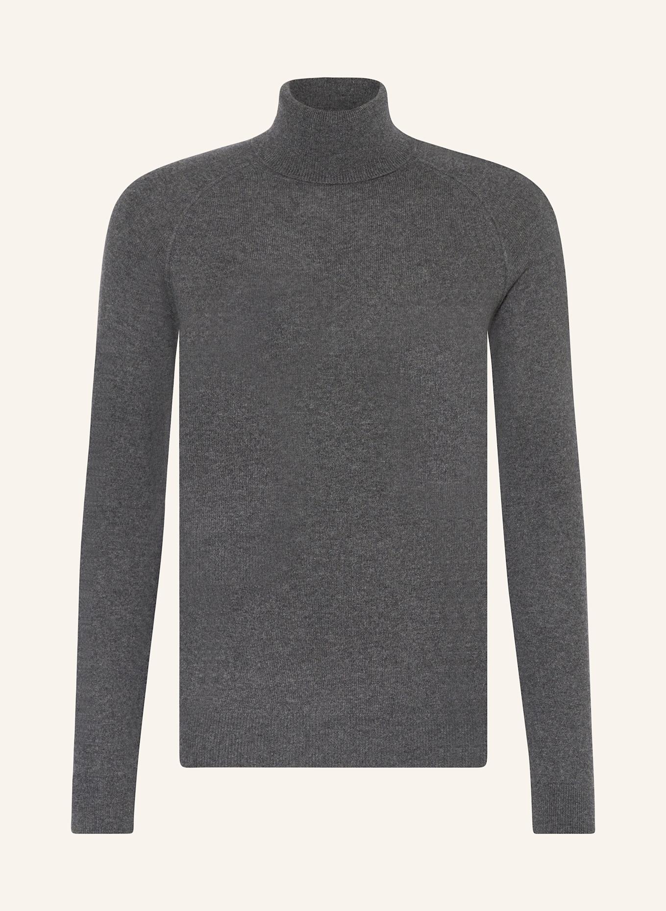 PAUL Rollkragenpullover aus Cashmere: DUNKELGRAU