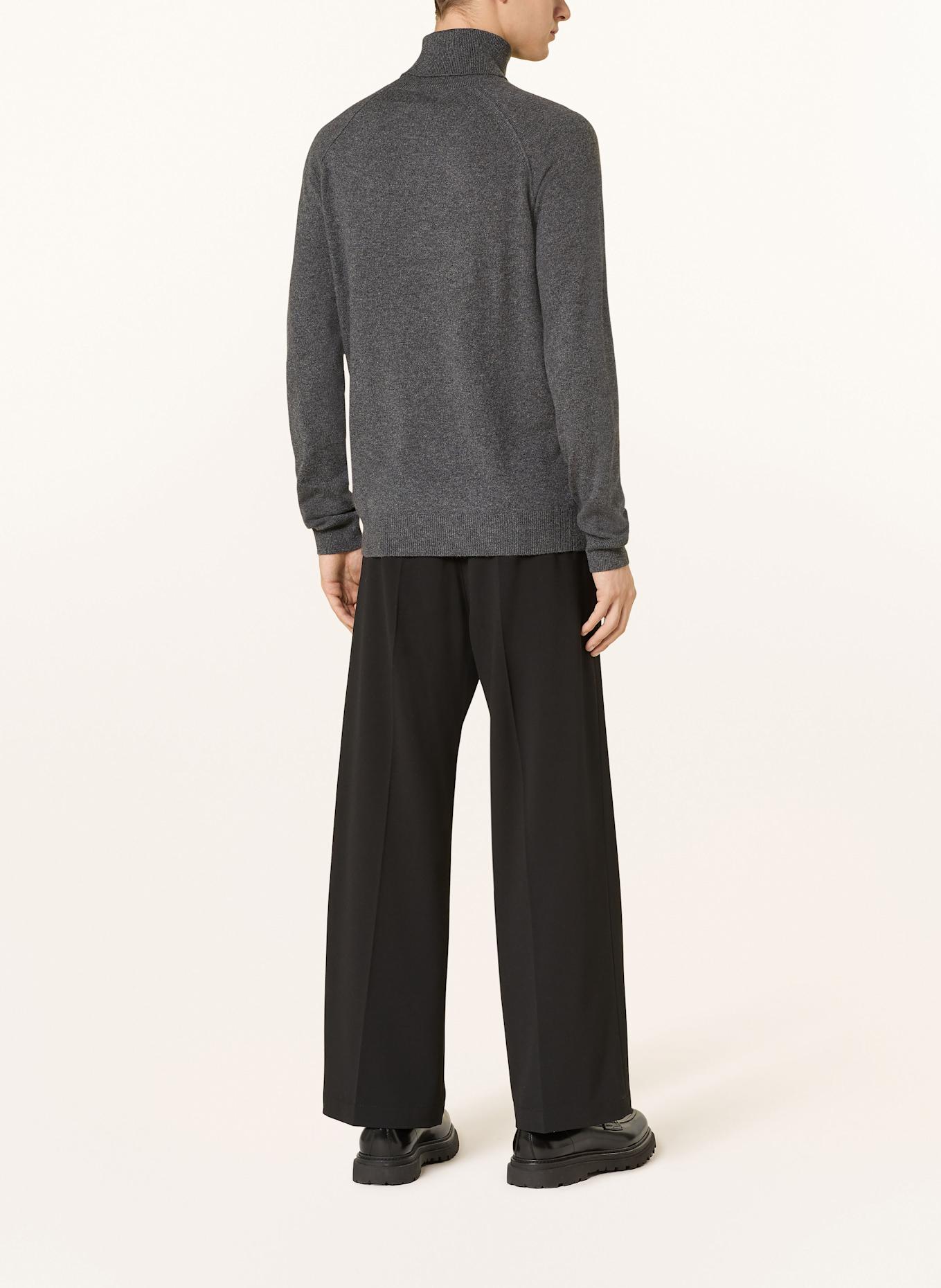 PAUL Rollkragenpullover aus Cashmere: DUNKELGRAU