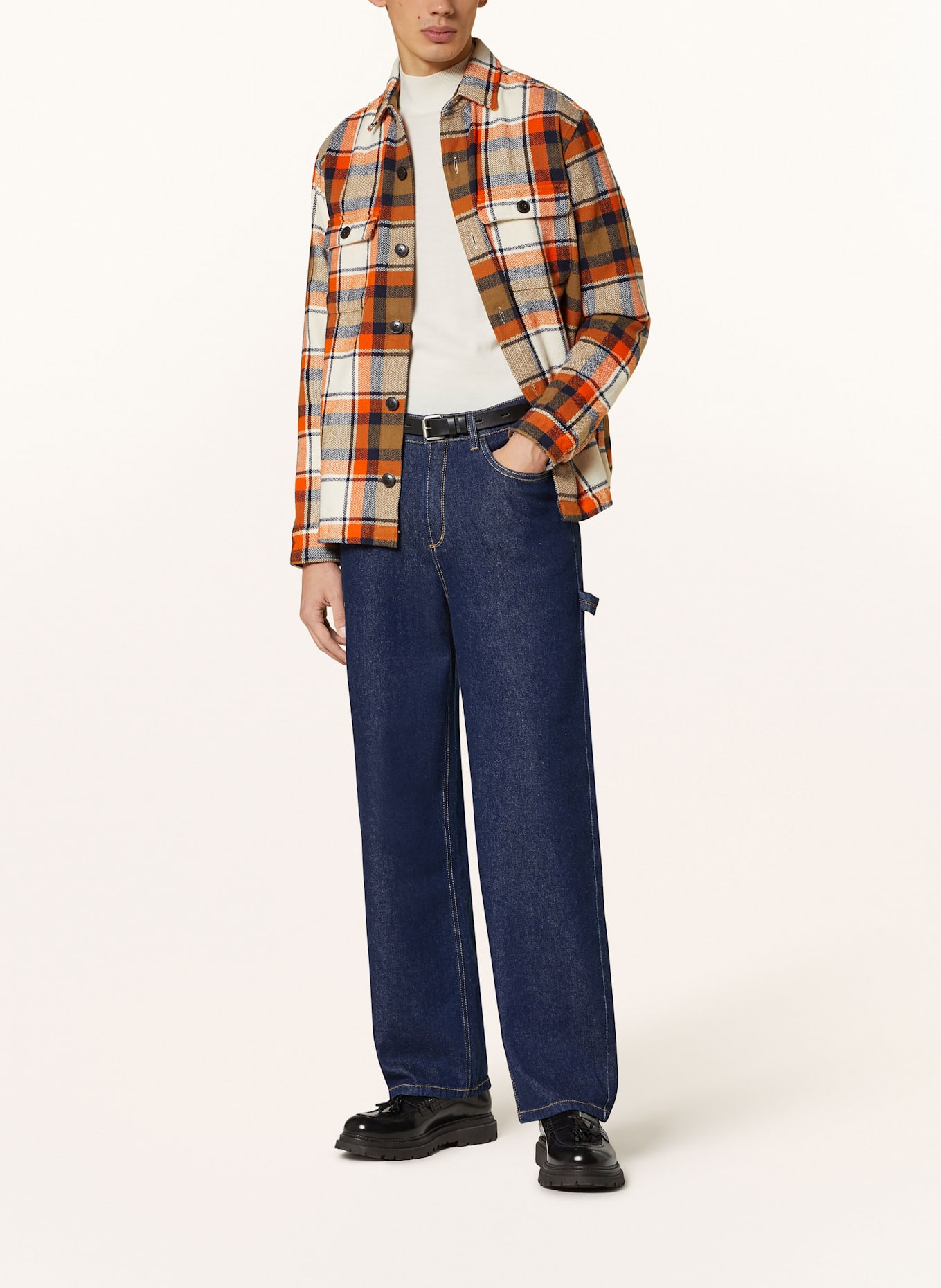 PAUL Jeans WORKER Wide Fit: 4332 Rinsed Blue