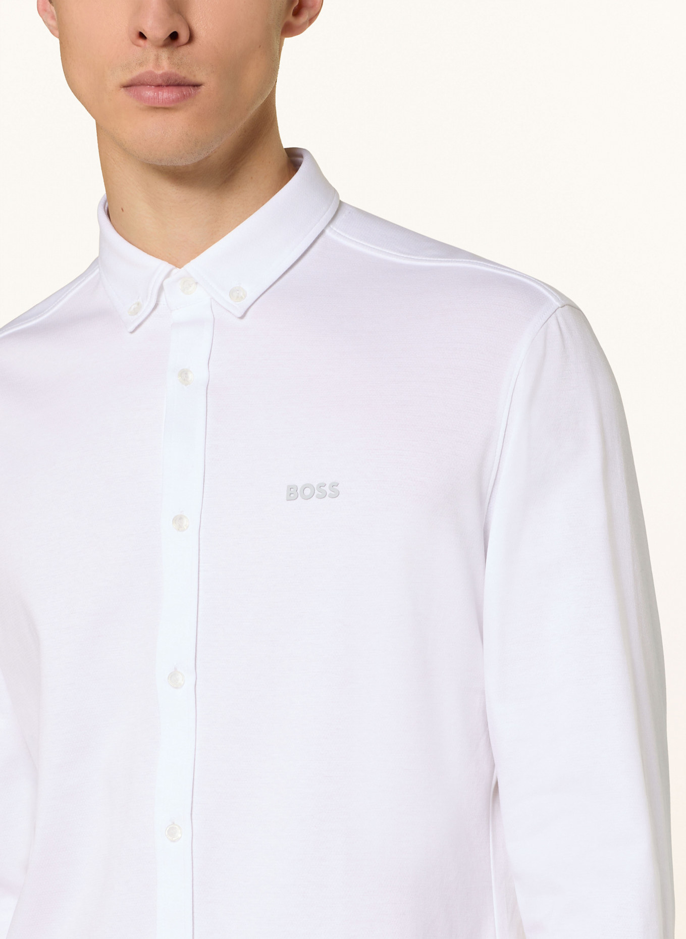 BOSS Shirt MOTION regular fit: WHITE