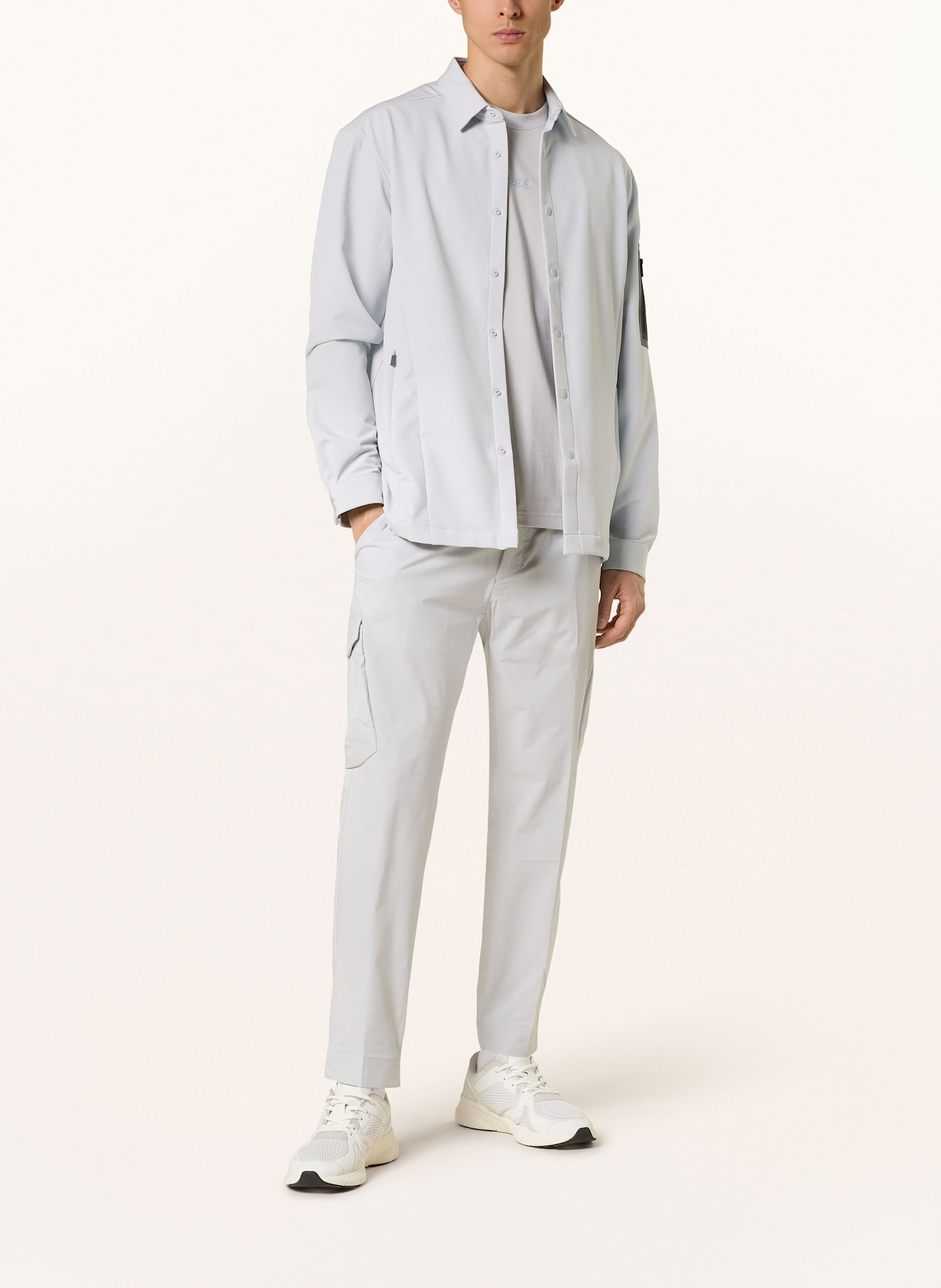 BOSS Overshirt EXPEDIT, Color: LIGHT GRAY (Image 2)
