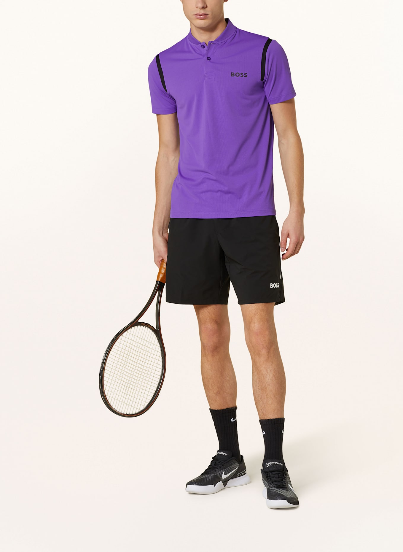 BOSS Performance polo shirt PARIQ: PURPLE
