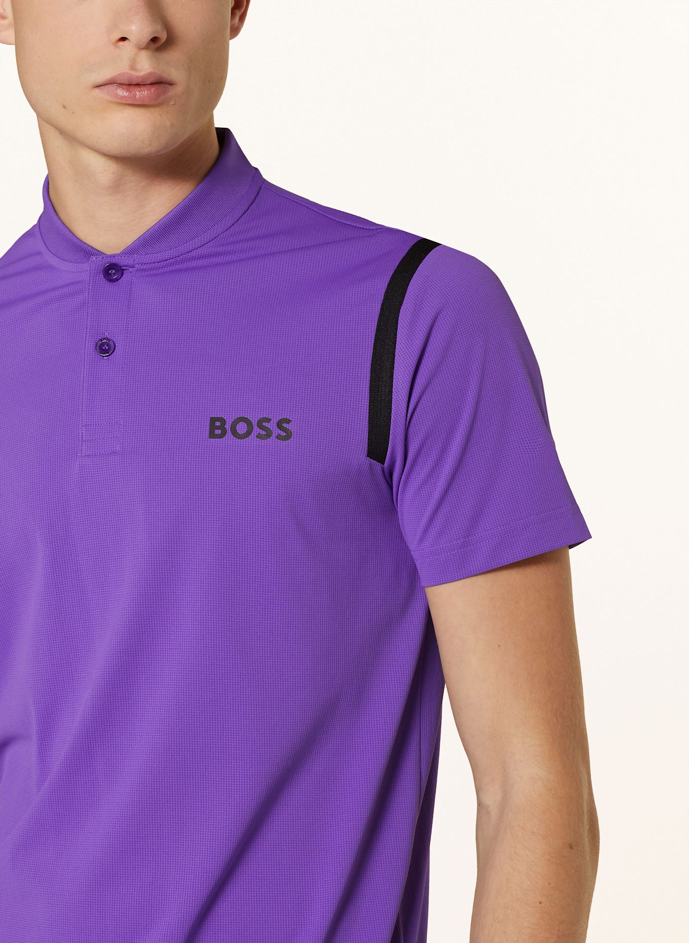 BOSS Performance polo shirt PARIQ: PURPLE